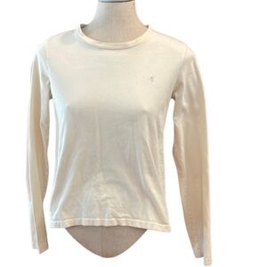 Ralph Lauren top long sleeve 100% cotton
cream off white women’s size M